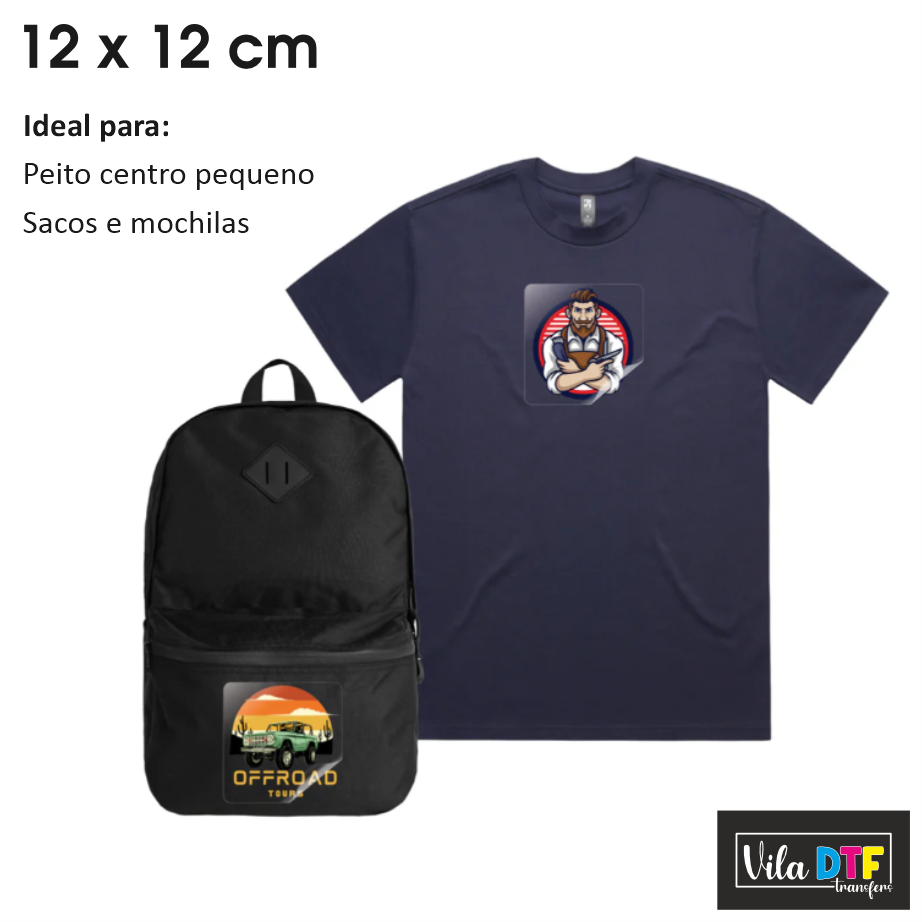 Transfers DTF por tamanho
