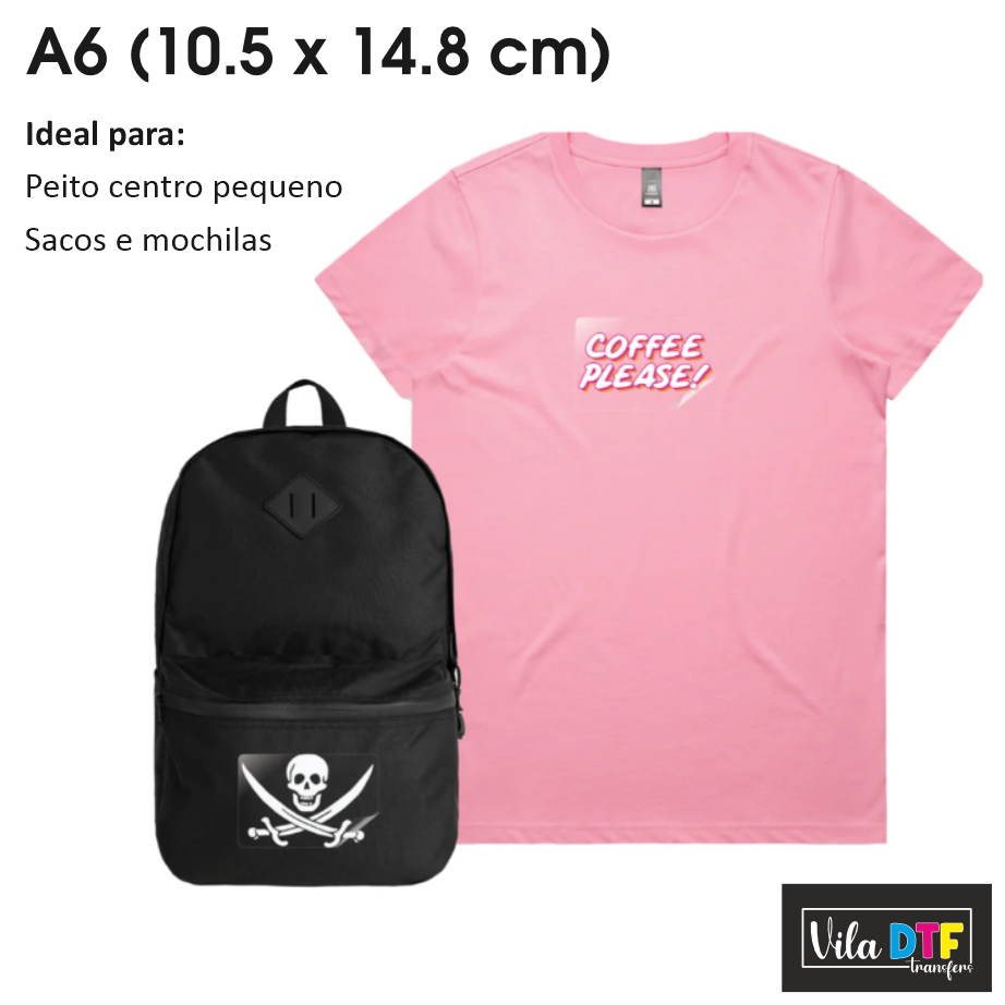Transfers DTF por tamanho