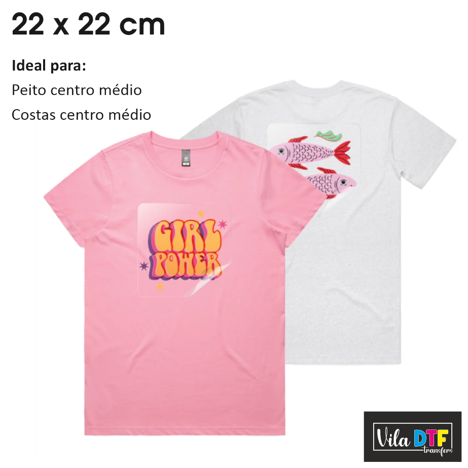 Transfers DTF por tamanho